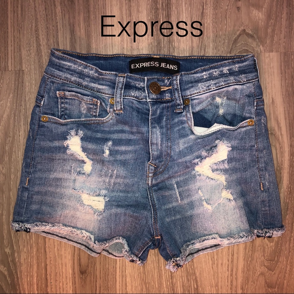 Express denim Shorts sz 00